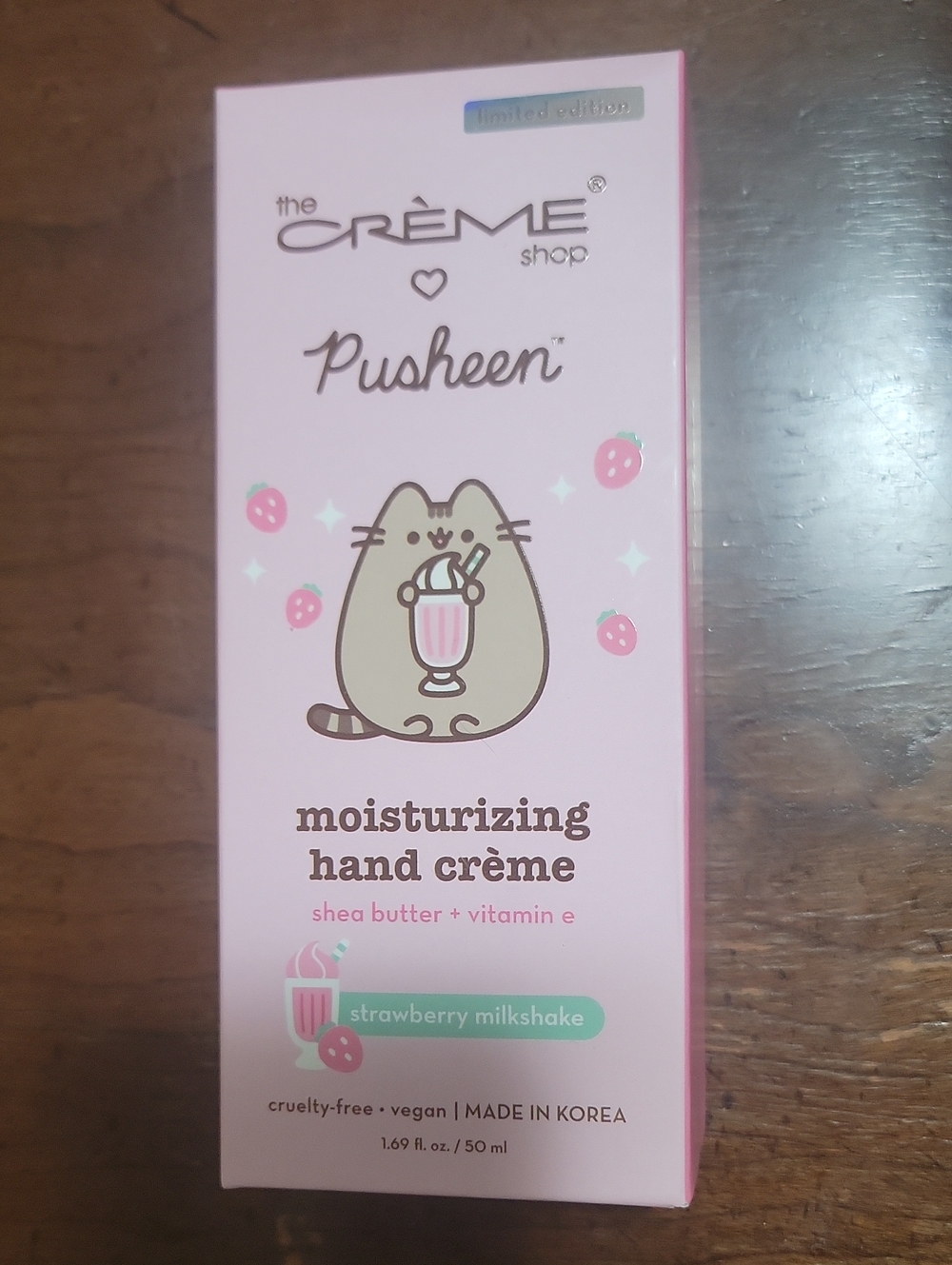 Creme shop moisturizing hand cream strawberry milkshake